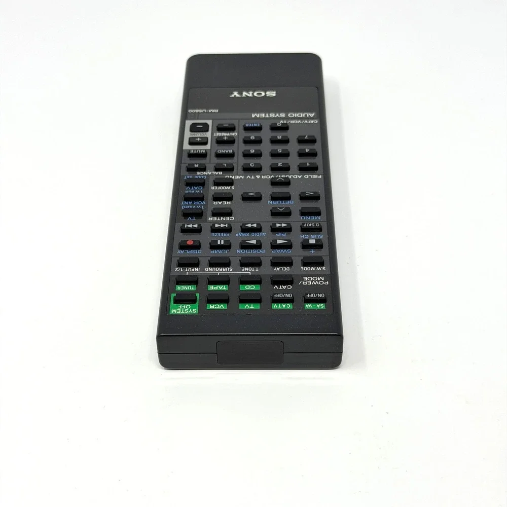 Sony RM-U5600 Audio System Remote Control Tested CATV VCR TV Black